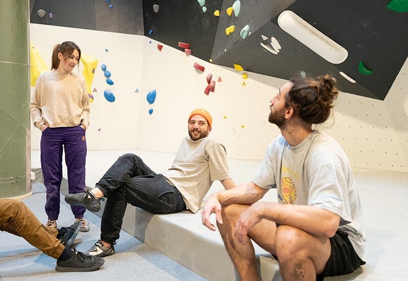 Gemeinsam Bouldern